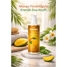 Evonex Mango Glow Duş Jeli 250 ml Mango Kokulu Tüm Cilt Tipleri İçin Canlandırıcı Etki
