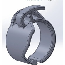 Gonulella Ip Tutucu Yüzük Ip Germe Yüzüğü Örgü Yüzüğü (Büyük Boy)