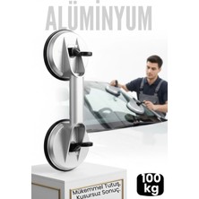 Creatividad Solutions Profesyonel Alüminyum 50 kg Kilitli Vantuzlu Ağır Cam Seramik Fayans Mermer Kaldırıcı 115 mm