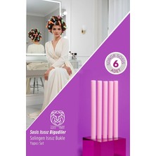 Creatividad Solutions 6’lı Profesyonel Sünger Sosis Saç Bigudisi – Isısız Doğal Dalgalar Solingen Professional
