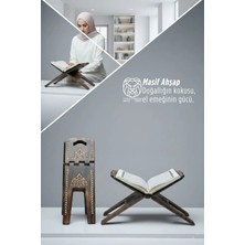 Creatividad Solutions Masif Ahşap El Oyması Lüks Rahle - Selçuklu Motifli 722873