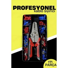 Creatividad Solutions Otomatik Kablo Sıyırıcı ve Krimp Pensesi – Awg 10-22, Elektrikçi Seti 722482