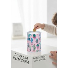 Creatividad Solutions Desenli Metal Kumbara | 11X9 cm - Tasarruf ve Dekorasyon Bir Arada 722402