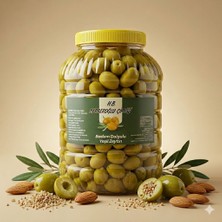 HB Berberoğlu Çiftliği Badem Dolgulu Yeşil Zeytin - Berberoğlu Çiftliği