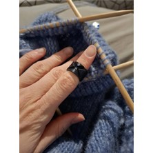 Gonulella Örgü Yüzüğü Tığ ve Ip Gerginliği Için Parmak Üzeri Ilmek Ip Tutucu