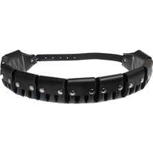 Halbart Suni Deri 30 Lu Siyah Kapaklı Fişeklik