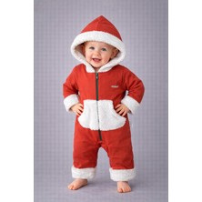 Chicsy Baby Kışlık Tatlı Bebek Kapüşonlu Peluş Fermuarlı Kışlık Tulum