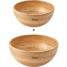IKEA Blanda Bambu Servis Kasesi 28 Cm- 20 cm 2 Li Set