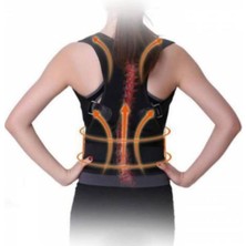 Allians Dik Durma Destekçisi Manyetik Bel ve Sırt Korse, Konforlu ve Ortopedik Kullanım