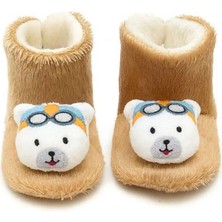 Minissa Baby Kids  Ev Botu-Panduf Kaymaz Taban Peluş Kafalı Unisex