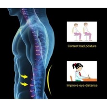 Allians Siyah Manyetik Dik Duruş Korsesi, Postür Düzeltici ve Destekleyici