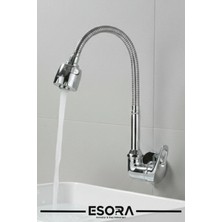 Esora Duvardan Tek Su Çıkışlı Yağmurlama Fonksiyonlu Banyo ve Mutfak Bataryası