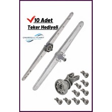 Çınaroğlu Ticaret Arçelik ARY-6251 Bulaşık Makinesi Alt ve Üst Pervane Takımı + 10 Üst Sepet Tekerleği