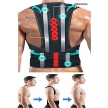 Allians Dik Duruş Için Balenli Manyetik Ortopedik Korse, Kadın ve Erkekler Için