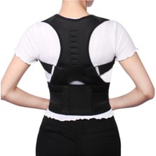 Allians Unisex Siyah Medikal Korse, Ortopedik Sırt Duruş Desteği