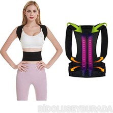 Allians Dik Duruş Korsesi Unisex Balenli Ortopedik Destek Takımı