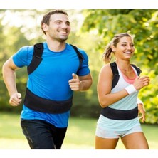 Allians Dik Duruş Unisex Manyetik Korse, Omuz ve Bel Destekli Rahat Giyim