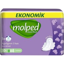 Molped Ekonomik Classic Thick 20LI Normal 8 Adet