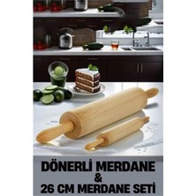 Bucuks Mey Ithalat® Kendinden Dönerli Merdane 2 Li Set Fabelle Design