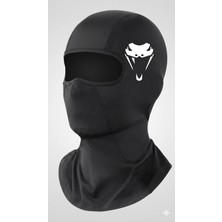 Flex Premium Reflektörlü Siyah Kar Maskesi Model 28 Balaklava Balaclava Motorsiklet Scooter Bisiklet Spor