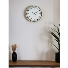 Bucuks Mey Ithalat® 36 cm Sade Dekoratif Duvar Saati