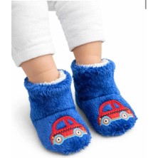 Minissa Baby Kids Çocuk Panduf, Bebek Ev Botu  Desenli Sevimli Nakışlı Patik