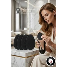 Bucuks Mey Ithalat® Premium Kauçuk Ayakkabı Kaydırmazı - Lüks Topuklu Koruyucu & Sessiz Adım Pedi 6 Çift
