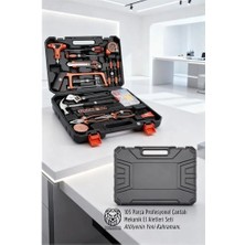 Bucuks Mey Ithalat® 105 Parça Profesyonel Çantalı El Aletleri Seti - Tam Kapsamlı Usta Kiti -