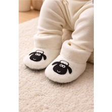 Minissa Baby Kids Çocuk Panduf, Bebek Ev Botu  Desenli Sevimli Nakışlı Patik