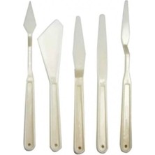 Bucuks Mey Ithalat® Rich Beyaz Spatula Seti 5 Parça