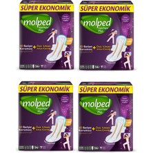 Molped Supernight Önü Uzun Süper Gece Plus 14'lü x 4 Adet