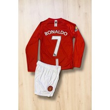 Çağrı Giyim Nostaljik 2008 Manchester United Ronaldo Uzun Kollu Çocuk Forma