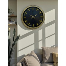 Bucuks Mey Ithalat® Vintage 40 cm Metal Modern Duvar Saati