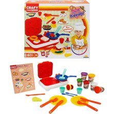 Bucuks Mey Ithalat® Crafy Pazar Kahvaltısı Oyun Hamuru Seti 300 G 23 Parça