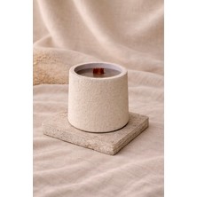 Joie And More Traverten Dokulu Dekoratif Mumluk