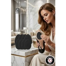 Bucuks Mey Ithalat® Premium Kauçuk Ayakkabı Kaydırmazı - Lüks Topuklu Koruyucu & Sessiz Adım Pedi 10 Çift
