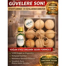 Milanila Sedir Küp Güve Kovucu Doğal Güve Ilacı Güve Stop Güve Sedir Yağı Top Doğal Naftalin Alternatifi