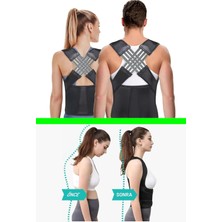 Allians Dik Duruş Korsesi, Ortopedik Sırt ve Omuz Destekli, Bel ve Skolyoz Koruyucu