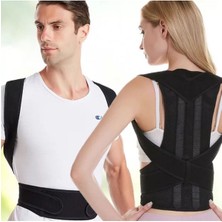 Allians Unisex Siyah Dik Duruş Korsesi, Medikal ve Ortopedik Sırt Destek