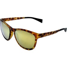 Italia Independent Italıa Independent 0111 18 090 Tortıse Havana Kahverengı Oval Sarı Unısex Güneş Gözlüğü