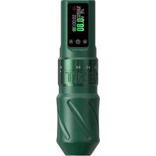 Valor T-Rex Sonic Green Kablosuz Dövme Makinesi – 7 Stroke Ayarlı OLED Ekranlı