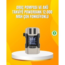 Karahanbey 12.000 Mah Akü Dahili Hava Dijital Ekranlı