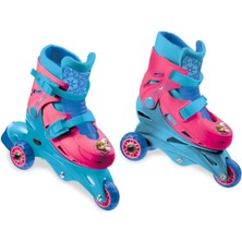 Aesco Sunman Frozen Inline 3 Teker Paten 3+ Yaş İçin Eğlenceli ve Güvenli Kayak Deneyimi