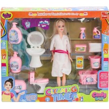 Aesco 02452 Cindy Doll Bebek Lavabo ve Temizlik Seti  -Oydaş Oyuncak