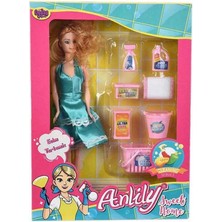 Aesco Çocuk Oydaş Kutuda Anlily Temizlik Setli Bebek 2442