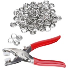 Privo Metal Çıtçıt Düğme Pensesi Çıtçıt Montaj Seti Bebek Kıyafeti Gömlek Için Pratik Çıtçıt Çakma Aparatı