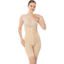 Allians Diz Üstü ve Sırtı Kapalı Agraflı Liposuction Korse Ten Bedene Uygun