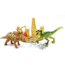 Aesco Çocuk Primal Clash Dino Face-Off Oyun Seti