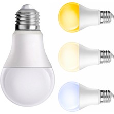 Pazarcan Ledx AL-ALL9C3 9 Watt 810 Lümen E27 Duy 3 Renk Seçenekli Akıllı Işık Ampulü