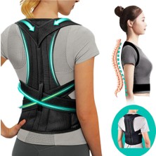 Allians Dik Duruş Korsesi, Unisex Omuz ve Bel Destekli, Kambur Önleyici